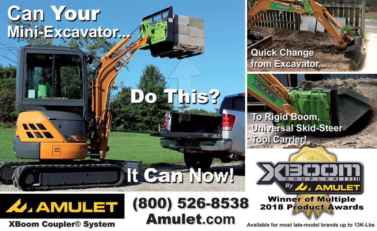 XBoom Coupler by AMULET - Can your excavator do this?